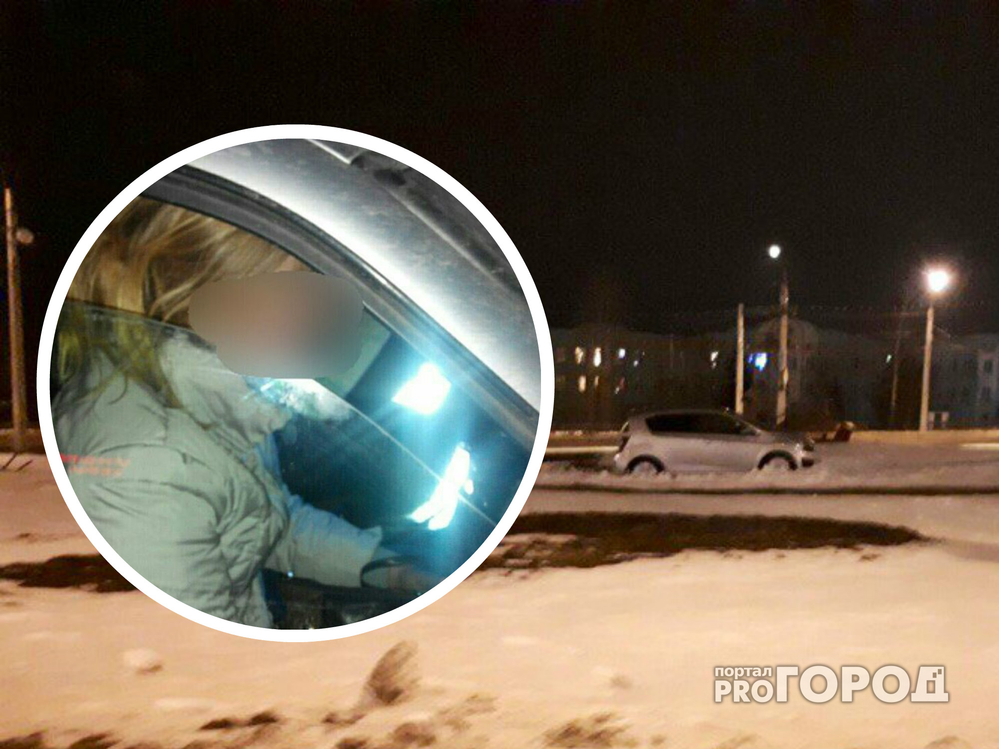 В Чебоксарах нетрезвая автоледи на «Шевроле» протаранила кольцо