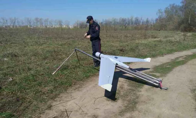 Фото к статье: Беспилотники помогают полицейским во время майских праздников в Чувашии