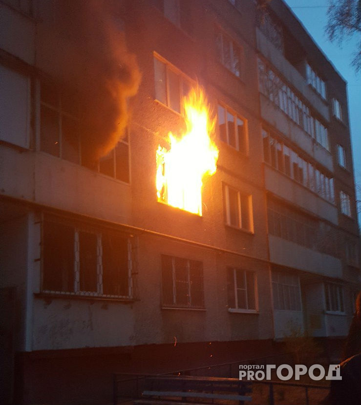 В Чебоксарах назвали причину пожара в съемной квартире на Шумилова