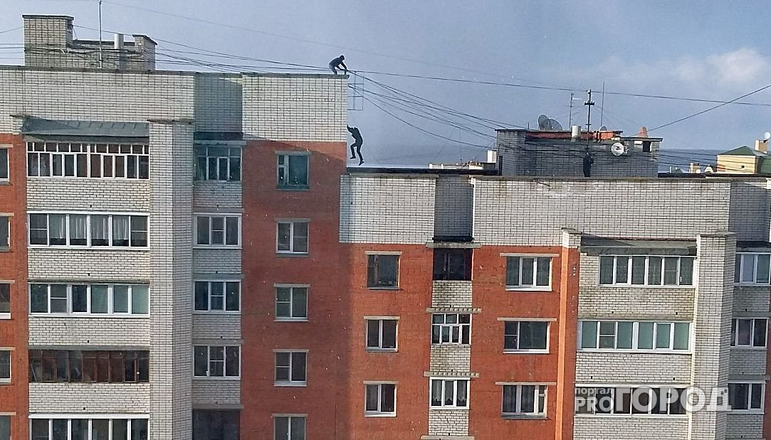В Чебоксарах дети бегают по крышам высоток и делают селфи