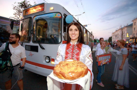 В Чебоксарах вновь запустили  экскурсионный троллейбус