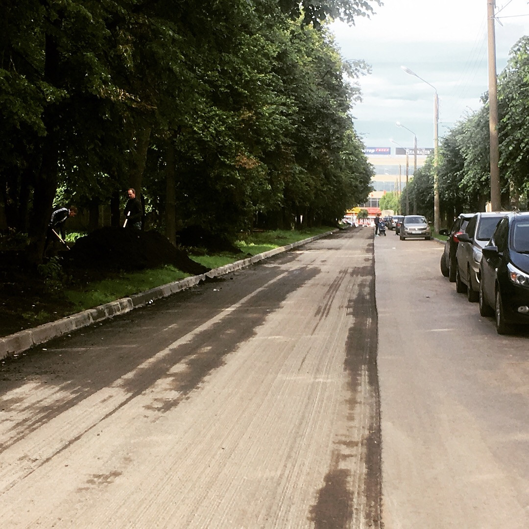 В Чебоксарах переделывают бракованную дорогу по Молодежному переулку