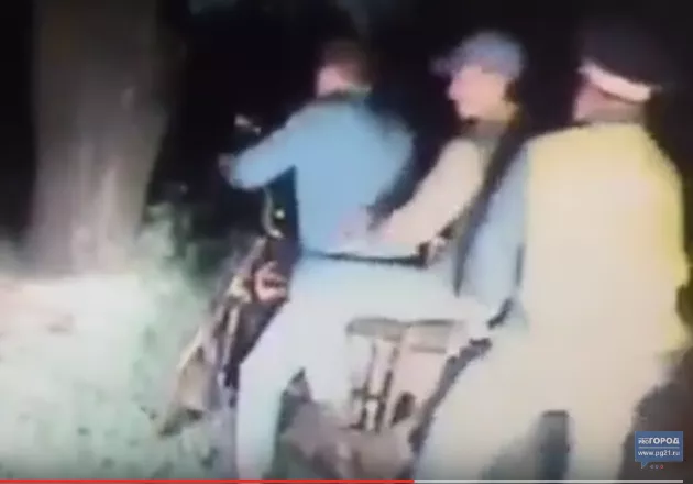 Фото к статье: В сети появилось видео задержания пьяных мотоциклистов в Батырево