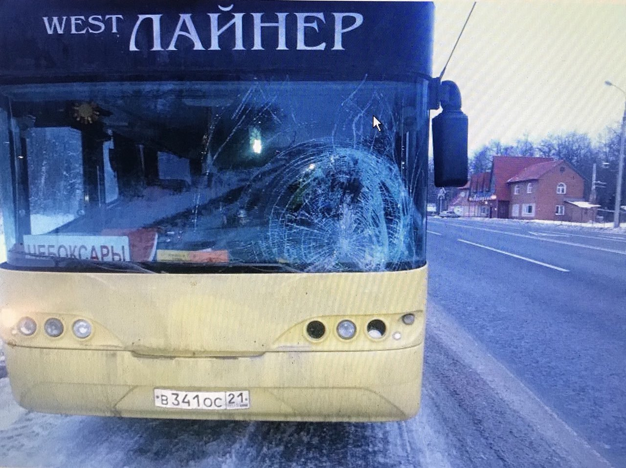 В Чебоксарском районе автобус сбил женщину, перебегающую дорогу