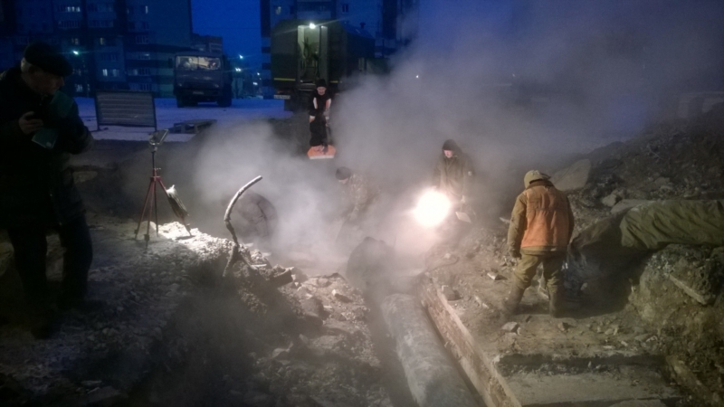В Новоюжном районе из-за масштабного ремонта теплосети вскрыли дорогу