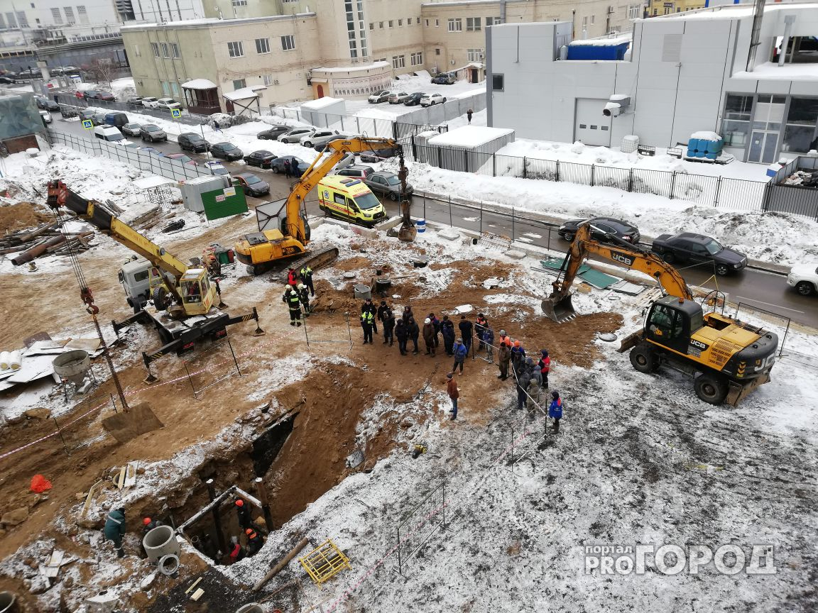 В Москве во время обвала на стройке погиб рабочий из Чувашии