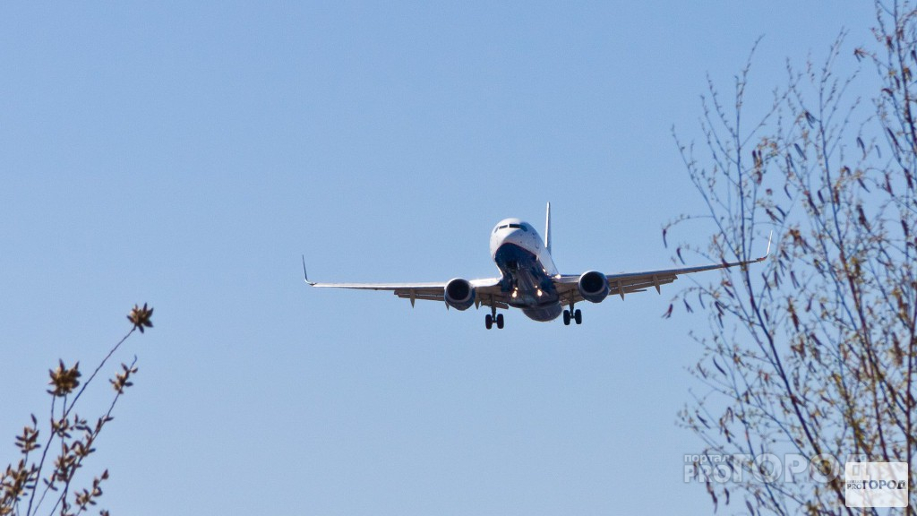 Пассажирский самолет не мог приземлиться в Чебоксарах в течение 40 минут