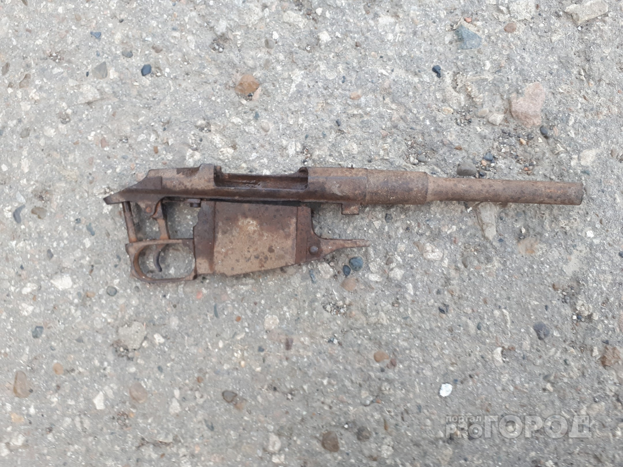 Жители Чувашии нашли в печке старое немецкое оружие