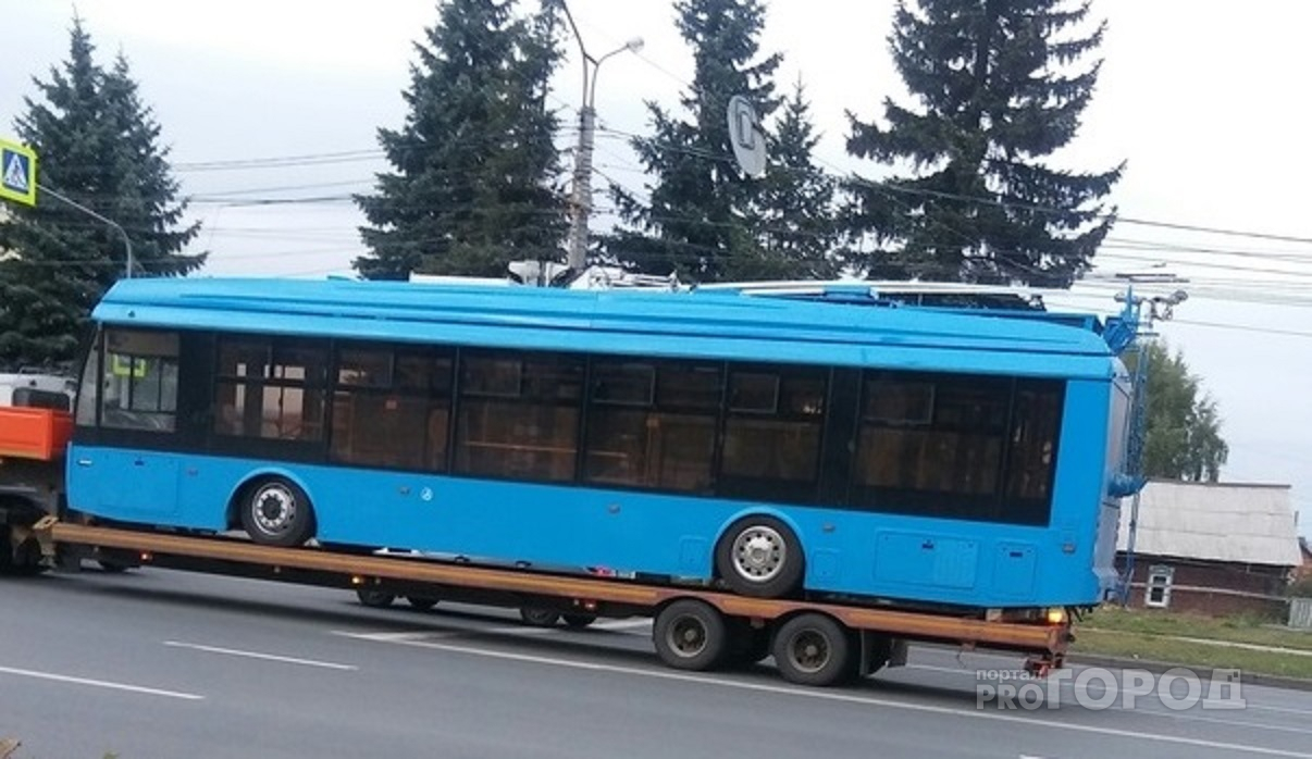 В Чебоксары новый троллейбус привезли не для жителей