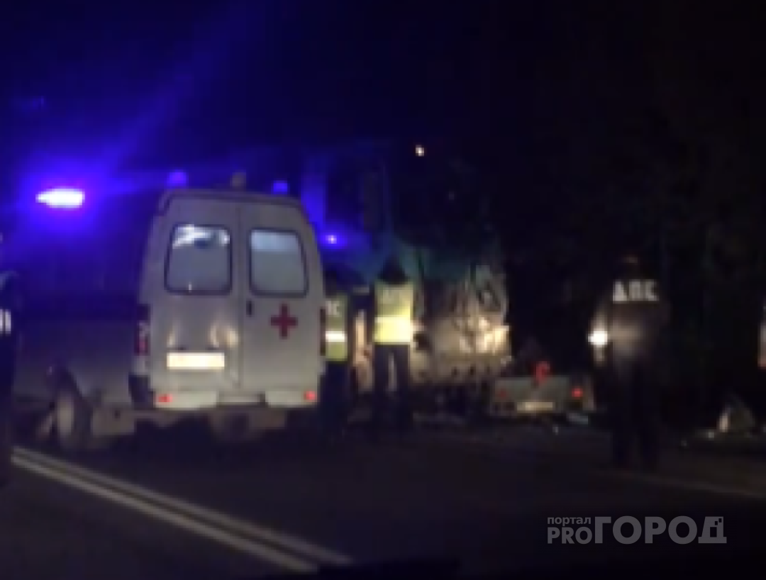 Появилось видео ДТП в Чувашии, в котором погибли 11 человек
