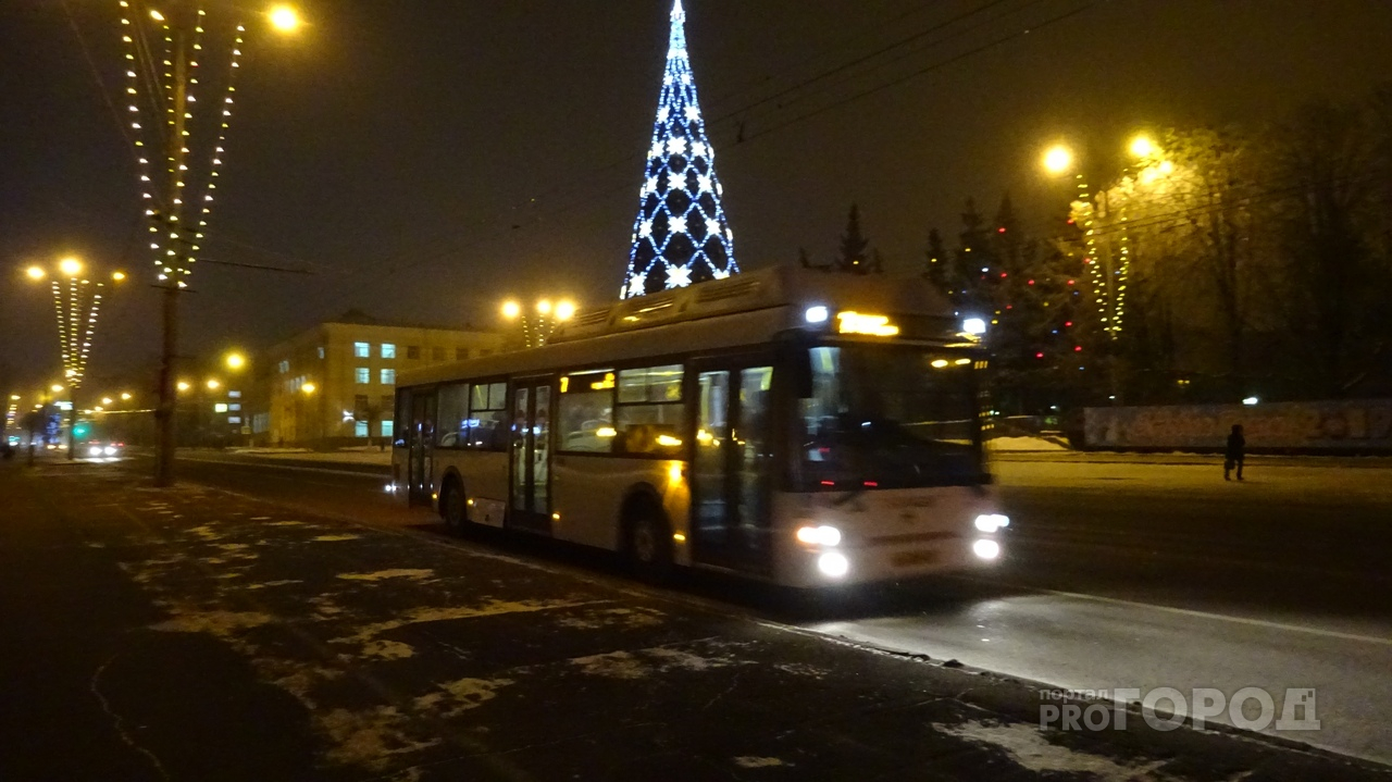 В новогоднюю ночь в Чебоксарах общественный транспорт будет ходить до утра