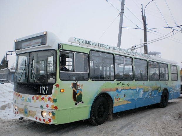 В Новочебоксарске в новогоднюю ночь продлили рейс одного из троллейбусов