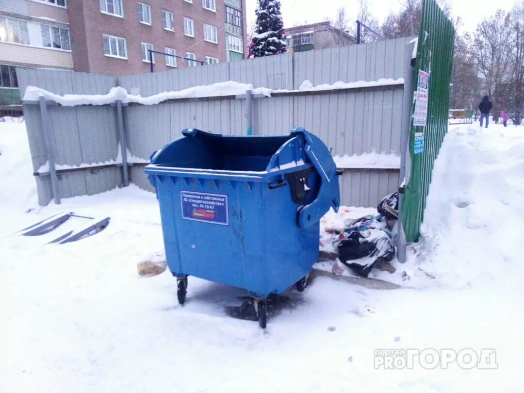 Фото к статье: Праздники не повлияли на вывоз мусора со дворов Чебоксар