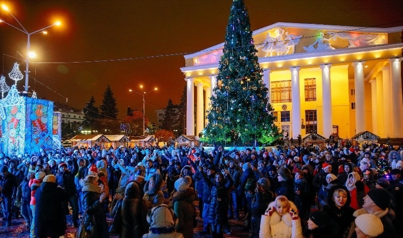 Чебоксары посетило более 200 тысяч человек за новогодние праздники