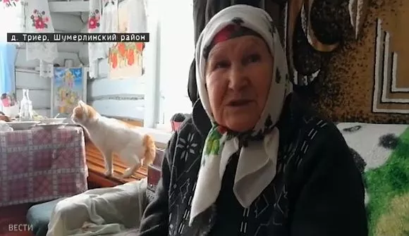Фото к статье: Единственной жительнице чувашской деревни Триер подарили дрова