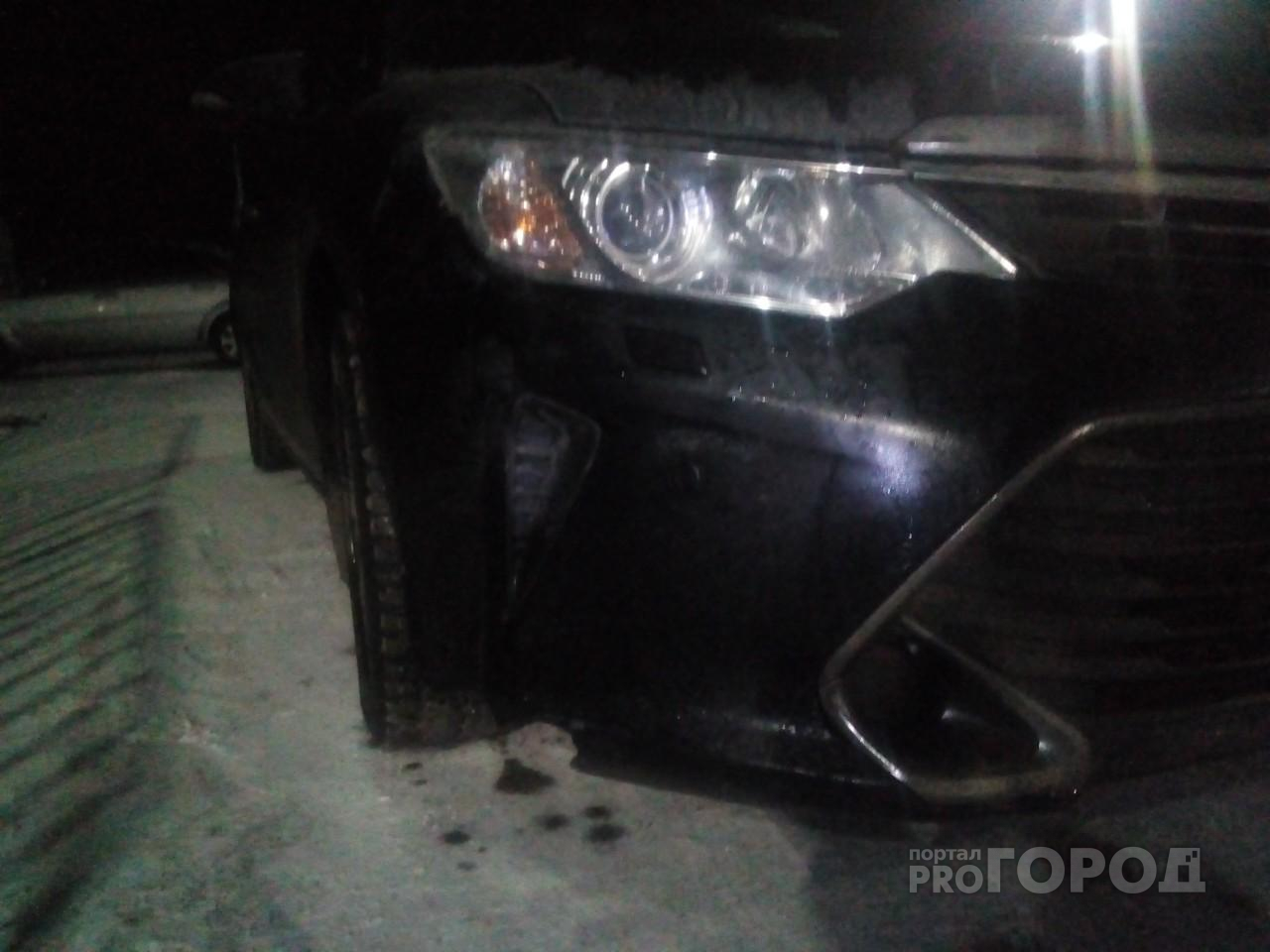 В Чувашии Toyota Camry сбила мужчину и скрылась