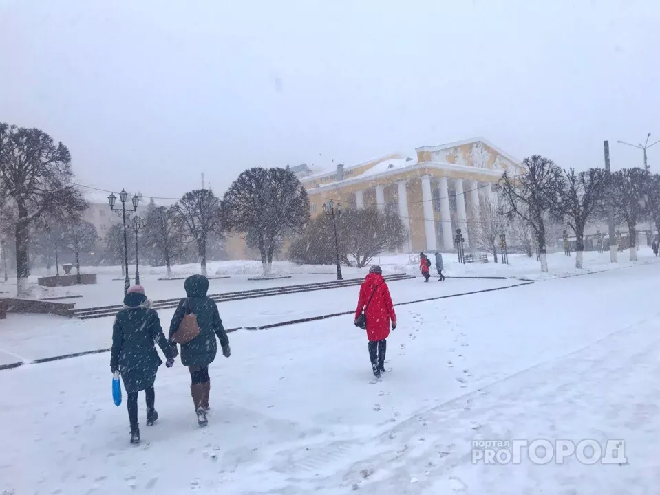 Фото к статье: В субботу в Чебоксарах пойдет мокрый снег