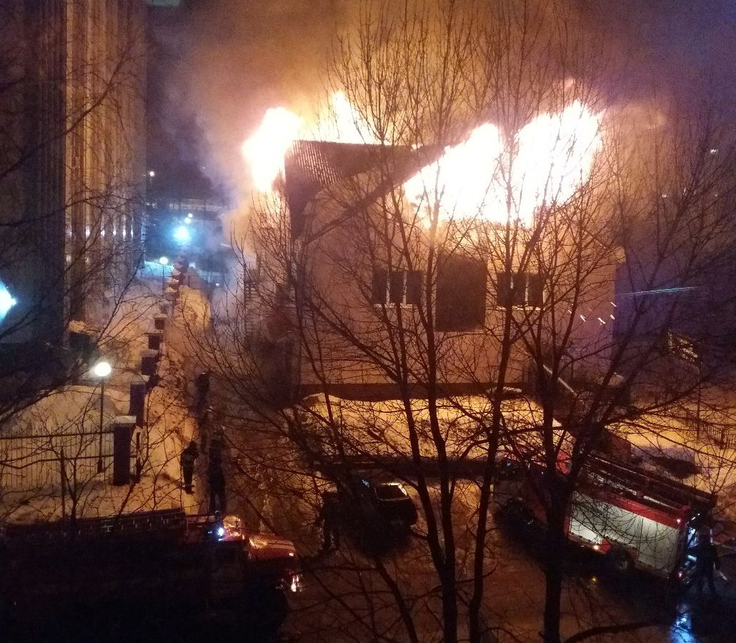 В Чебоксарах сгорел "Зая Bar"