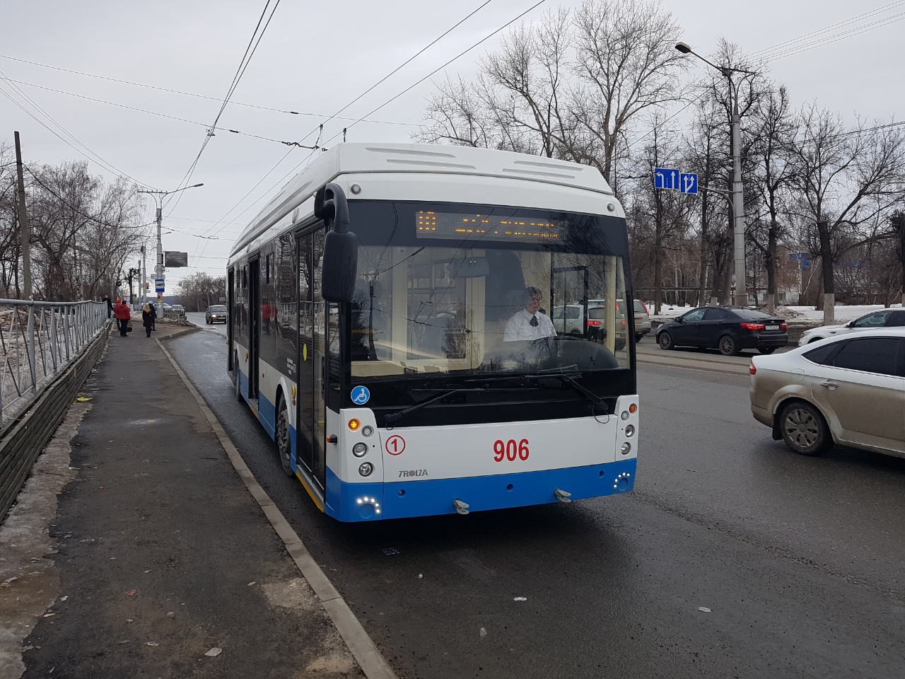 В Чебоксарах один троллейбус не смог выйти на 10-й маршрут