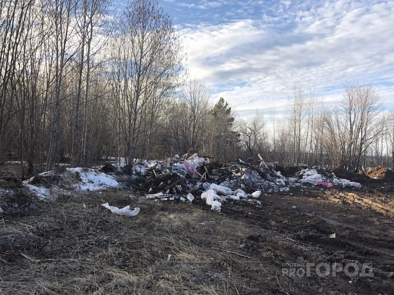 Фото к статье: В Новом Городе берег Волги усыпан строительным мусором