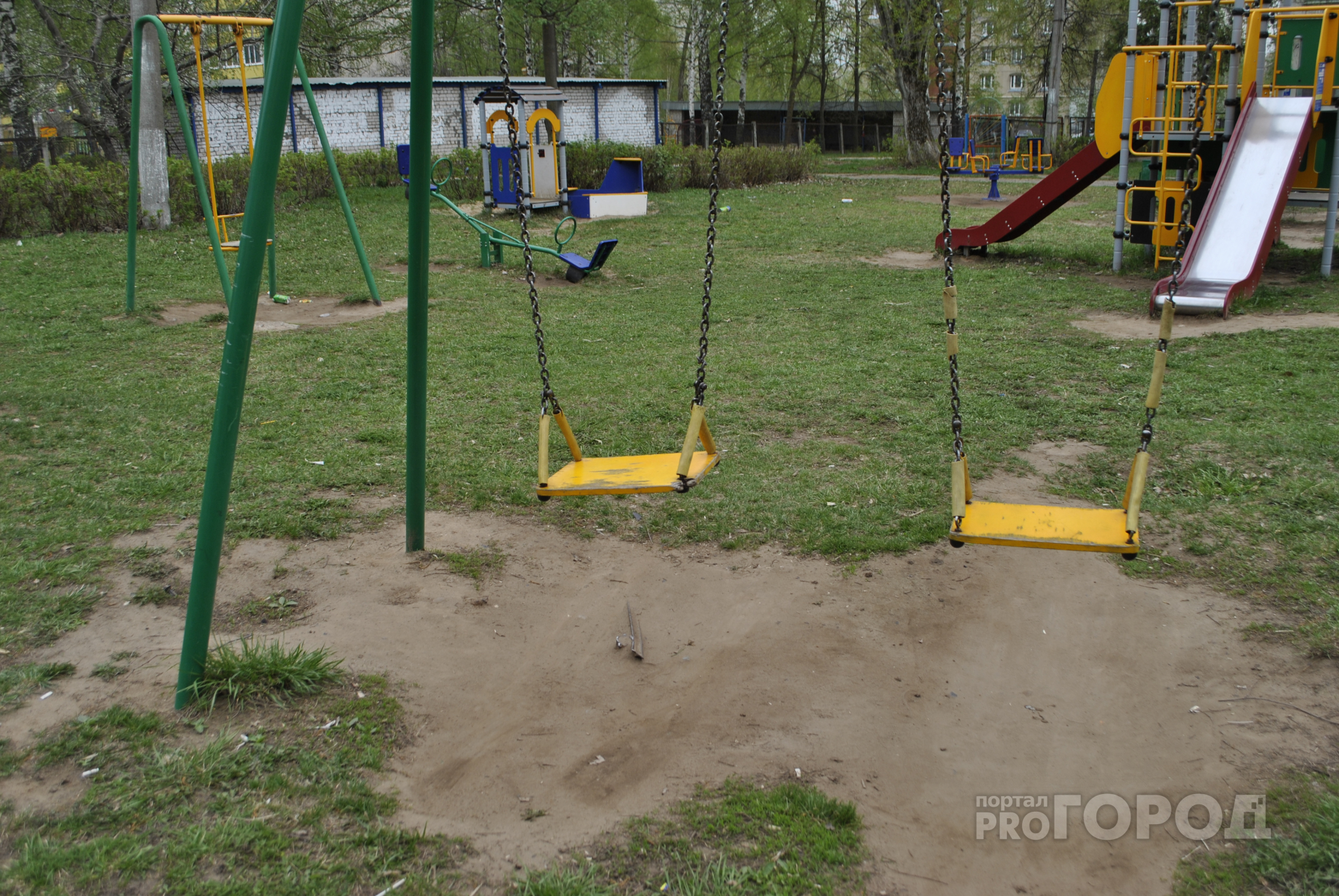 В Новочебоксарске на детской площадке торчала арматура до обращения