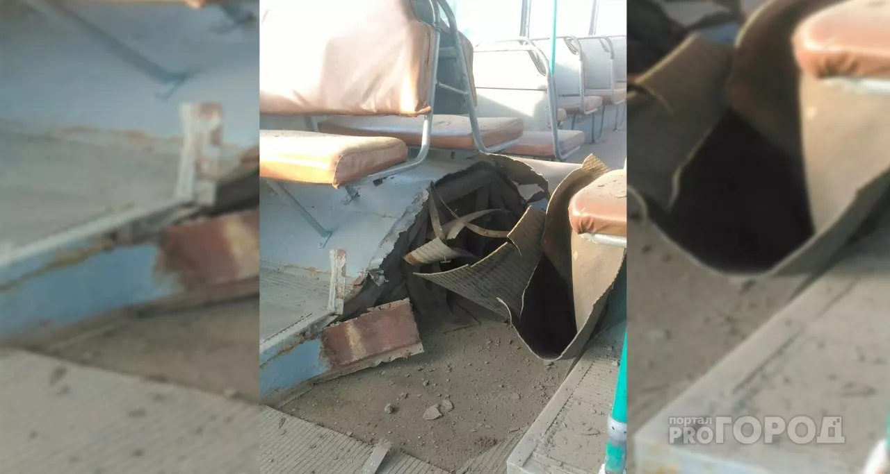 Фото к статье: В Чебоксарах взрыв разрушил салон троллейбуса