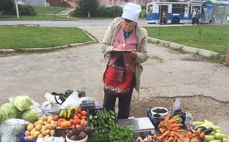 В Чебоксарах продолжают наказывать огородниц, торгующих на улицах города