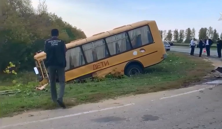 Следователи опубликовали видео расследования ДТП со школьным автобусом