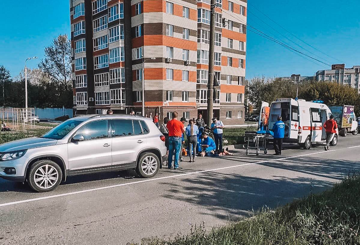 В Новочебоксарске автомобилистка сбила пьяного велосипедиста