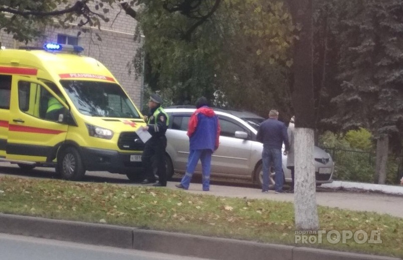 В центре Чебоксар сбили пешехода