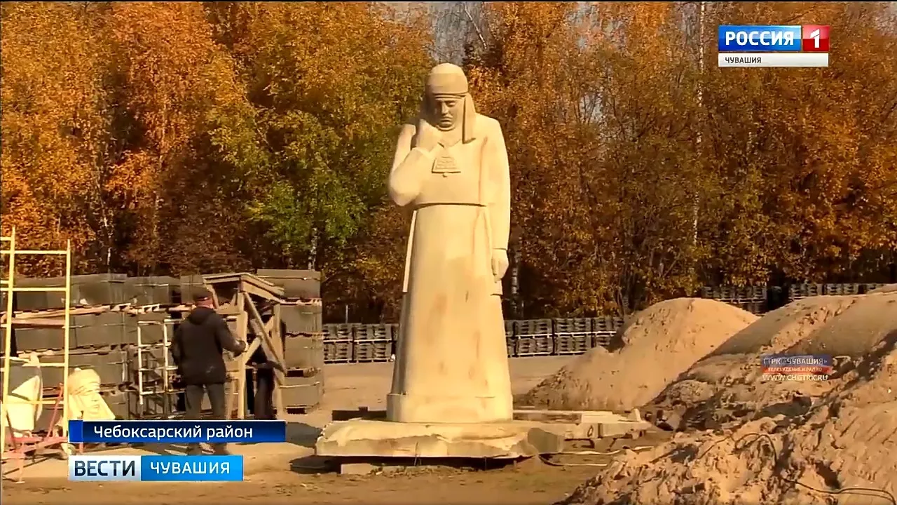 Фото к статье: В Чувашии создают каменную статую для курортного полуострова