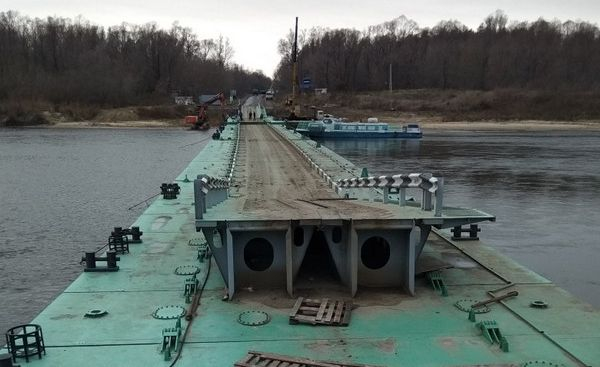 Понтонный мост к Нижегородской области разобрали до лета