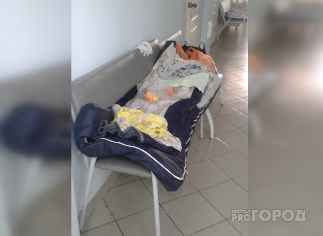 Чебоксарка о детской инфекционной больнице: "Положили с 8-месячным ребенком в коридор"