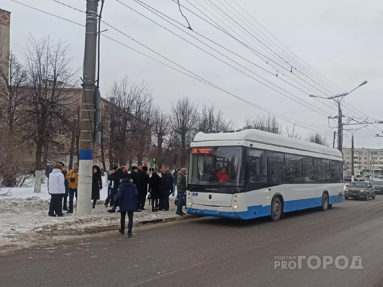 Фото к статье: Между двумя городами запустили троллейбус № 100