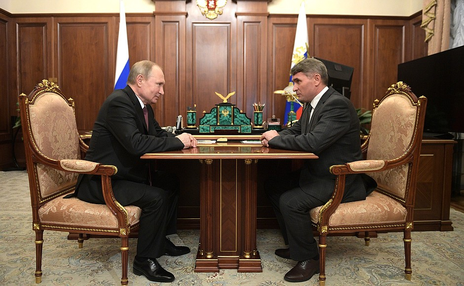 Путин встретился и обсудил задачи с врио главы Чувашии
