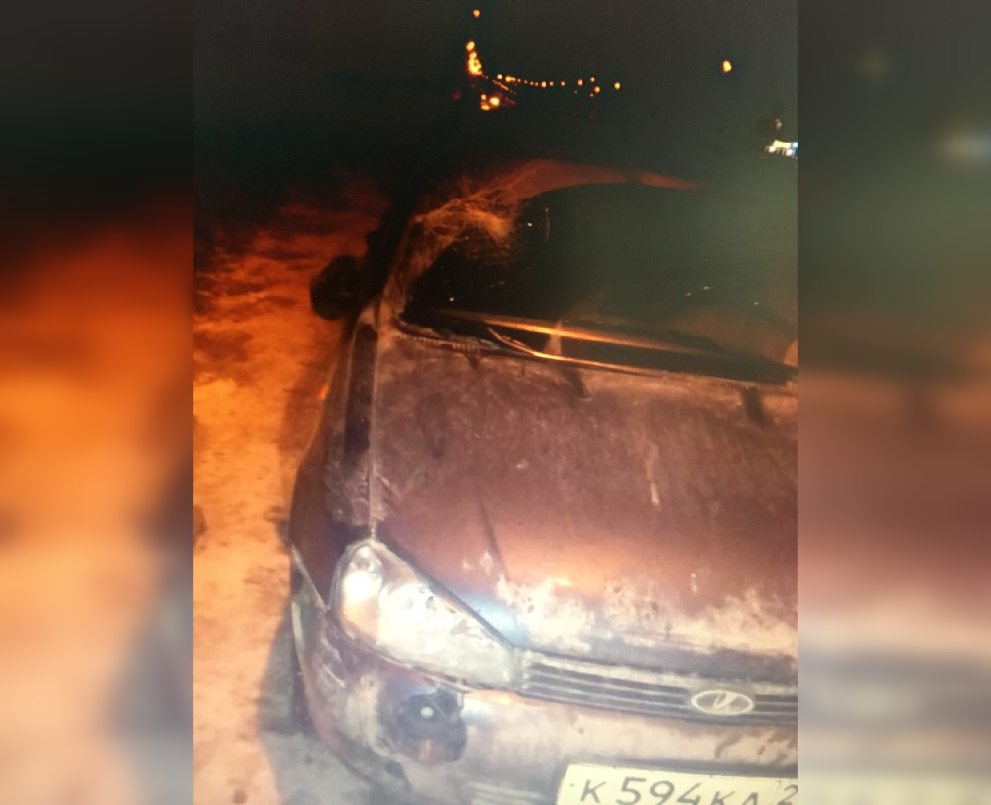 В Чебоксарском районе пьяный пешеход неожиданно вышел перед машиной