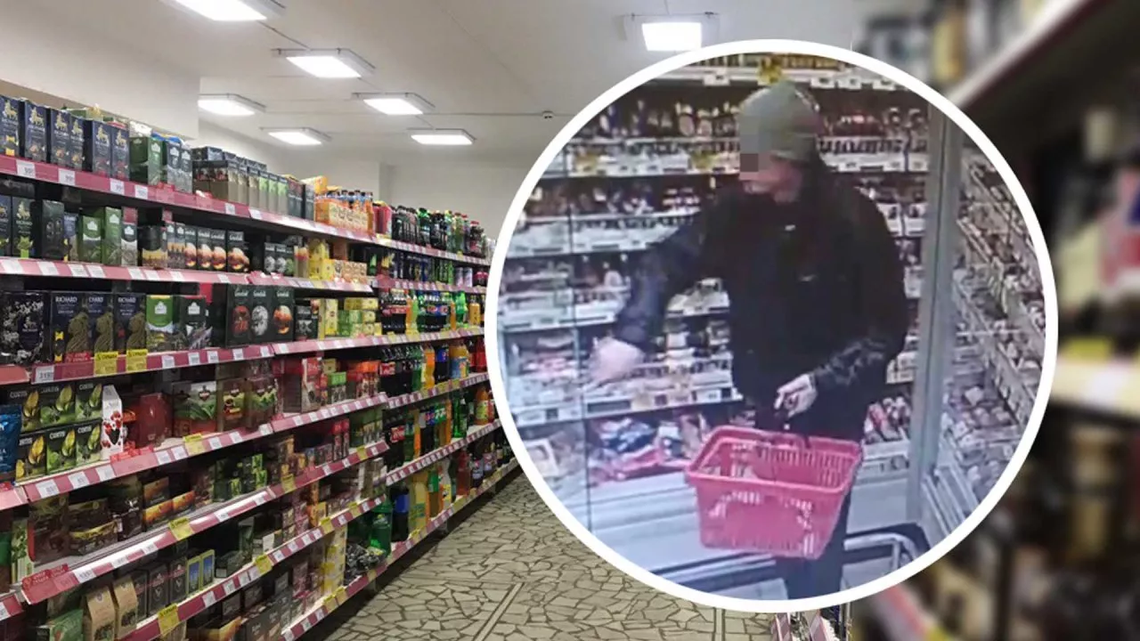 Фото к статье: Полицейские раскрыли преступление, остановив бегущего с продуктами мужчину
