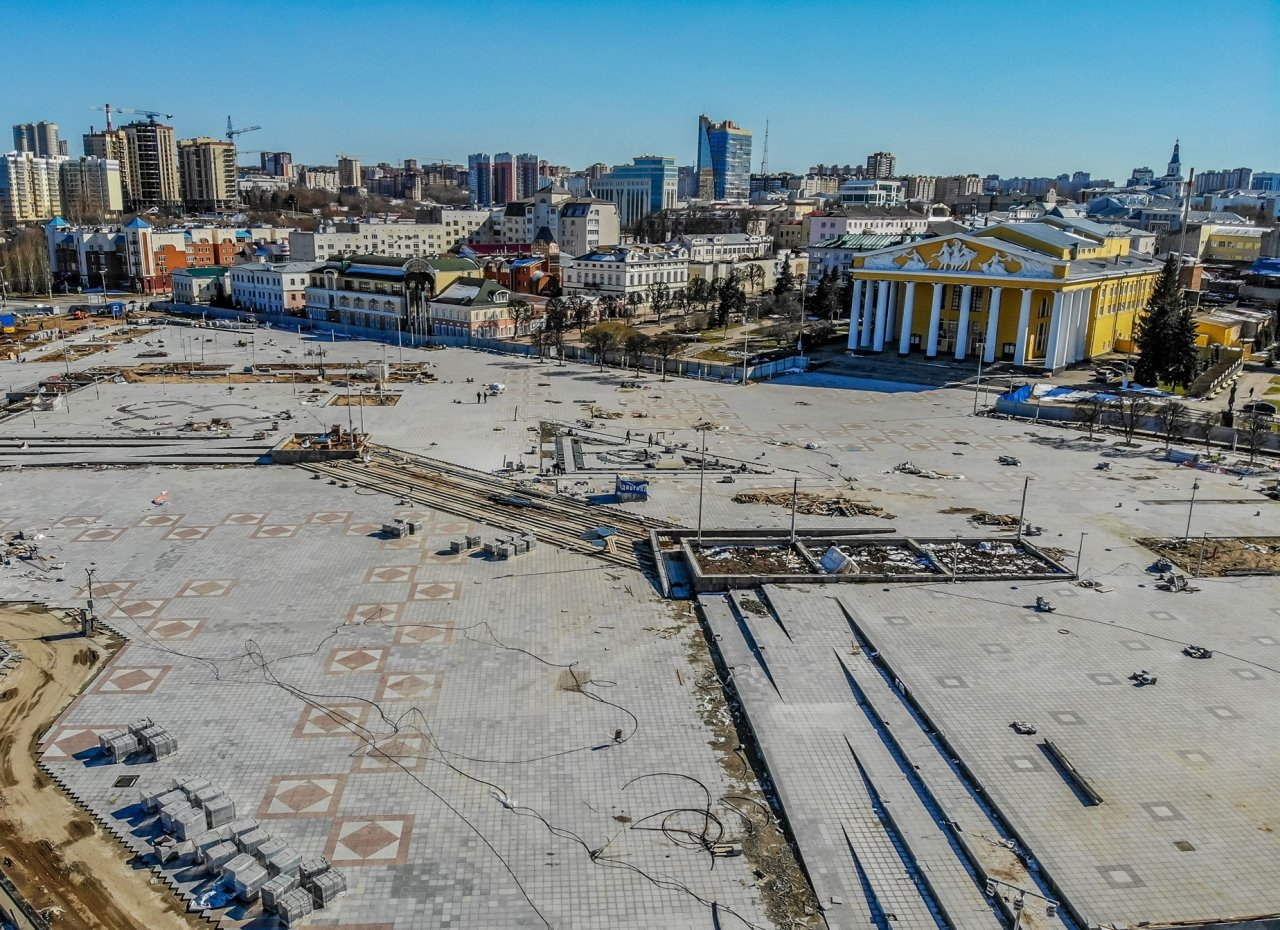 Красную площадь Чебоксар пообещали открыть к лету