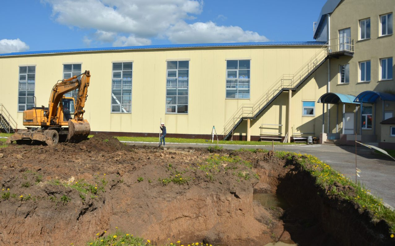 В чувашском селе начали копать землю под бассейн за 110 млн рублей