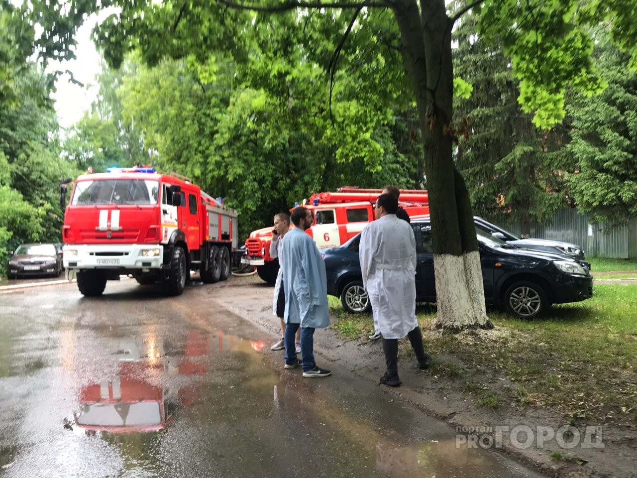 Из горящего предприятия "Динамика" эвакуировались 150 человек