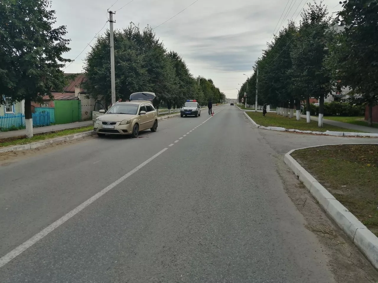 Фото к статье: В Кугесях 4-летний ребенок неожиданно выбежал на дорогу и оказался под колесами иномарки