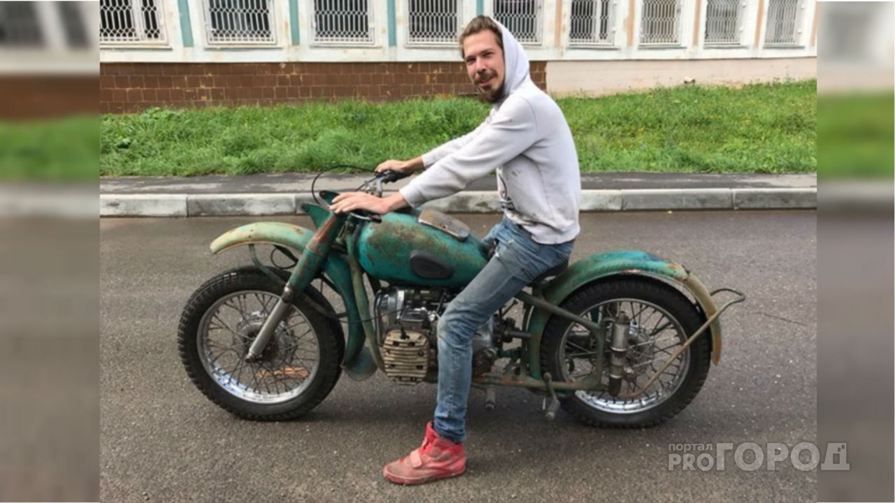 Чебоксарец шесть лет восстанавливал раритетный мотоцикл, но лишился его за одну ночь