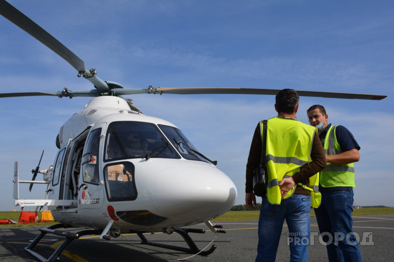 В Чувашию прибыл медицинский вертолет: 231 000 рублей за летный час