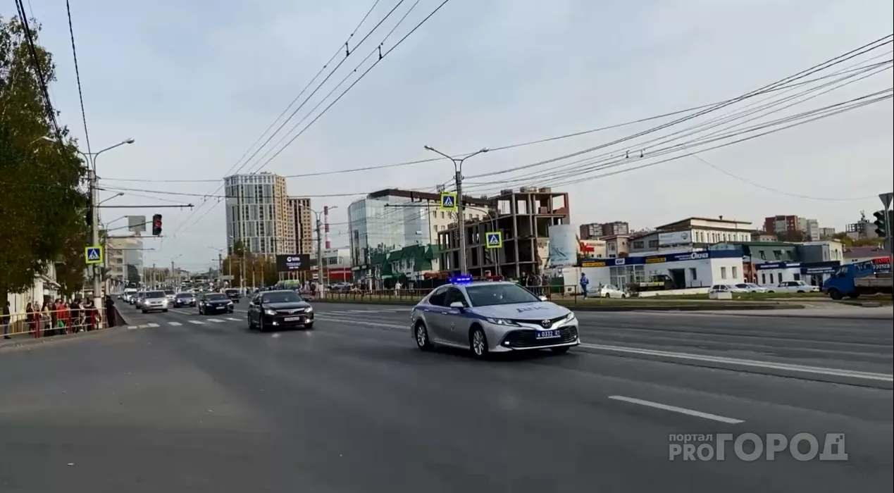 Фото к статье: Кортеж Михаила Мишустина проехался по Чебоксарам