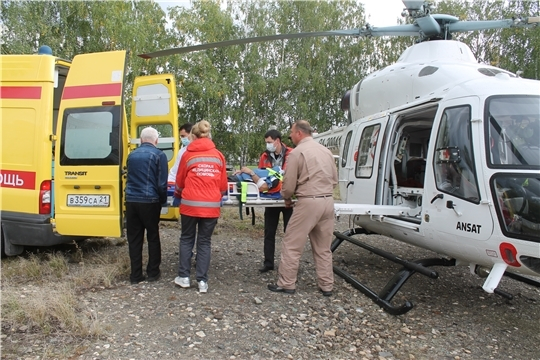 В Чувашии строят две площадки для вертолетов скорой помощи