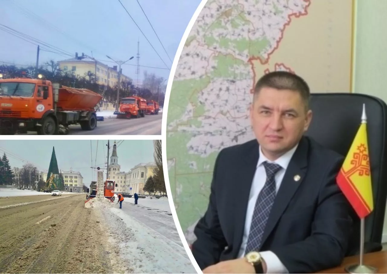 Фото к статье: В «Дорэксе» объяснили, почему снег не сразу сходит с дорог Чебоксар