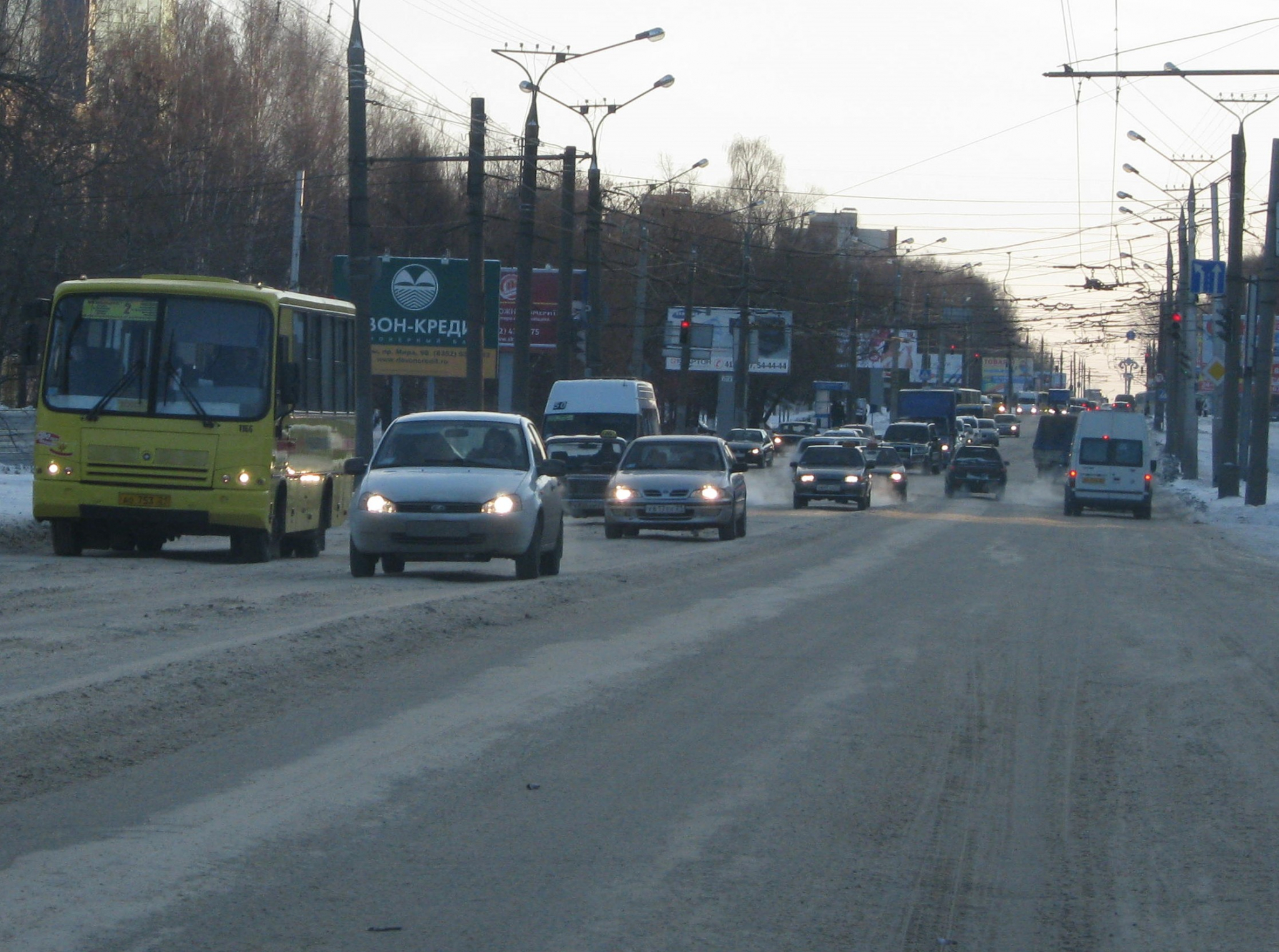 В Чебоксарах от "Ромашки" до Канашского шоссе заработали все светофоры