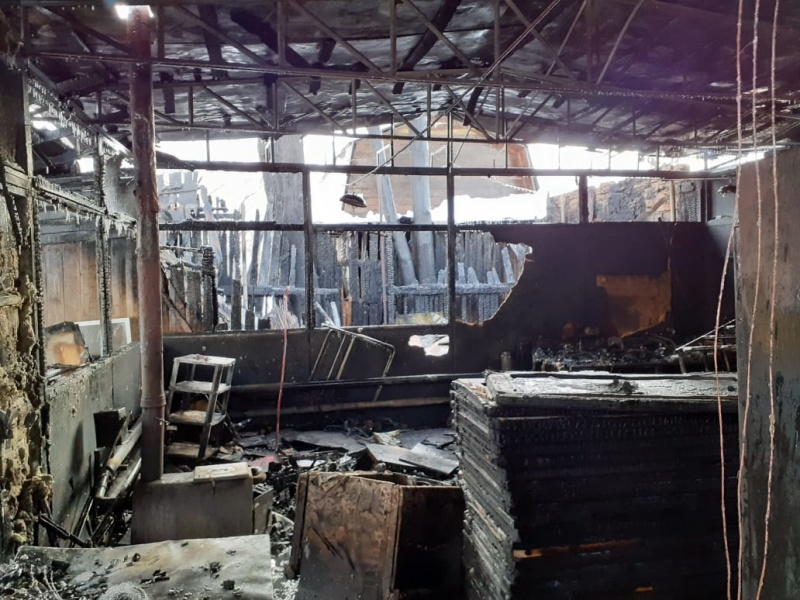 В Чебоксарах сгорел комиссионый магазин