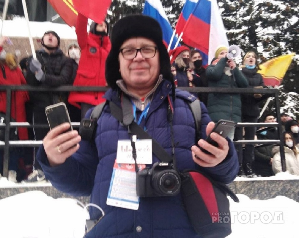 Блогеру грозит штраф до 20 000 рублей за участие в митинге 23 января