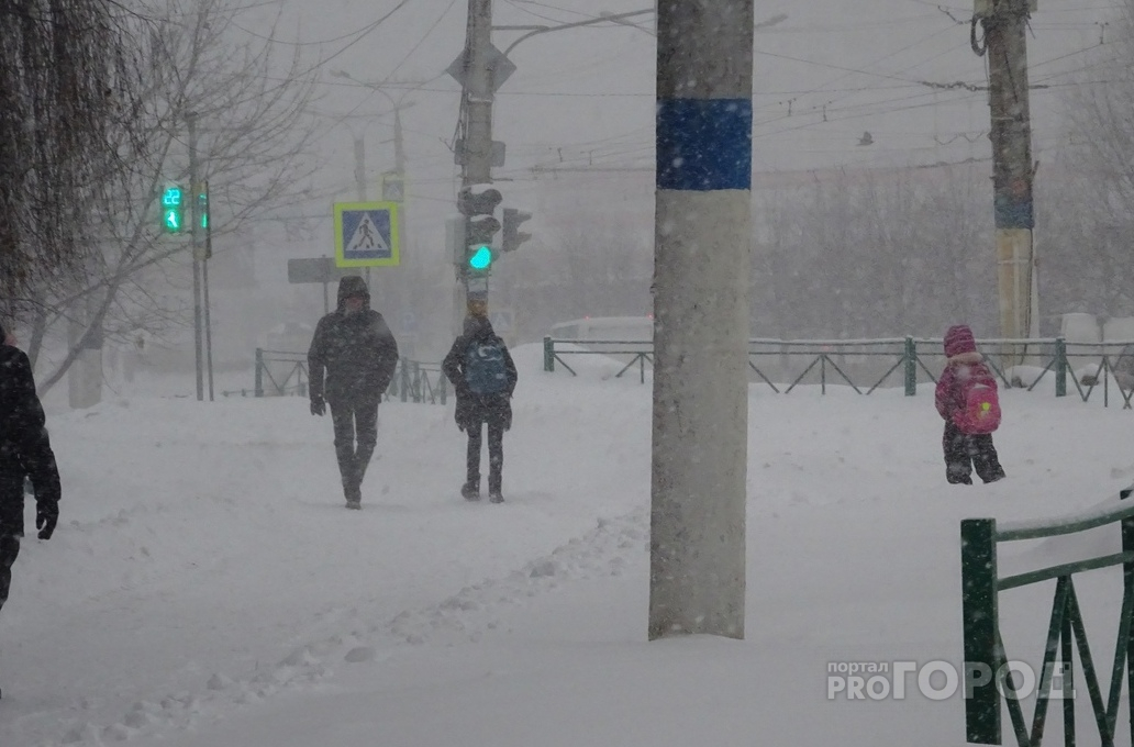 В Чувашию идет метель, возможны перепады температуры